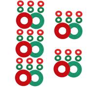 OUNONA 5sets Car Battery Terminals Sleeves Battery Terminal Fillers Washers Shims Post Protectors 8pcs*5