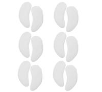 OUNONA 6 Pairs Self Adhesive Fake Eyebrows Santa Costume Cosplay Accessory Christmas Party Supply Decorative Eyebrow for Themed Events and Festive Dress-up