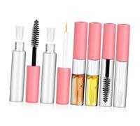 OUNONA 6 Pcs Refillable Empty Mascara Tubes with Wands Screw Cap Lightweight Cosmetic Containers for Eyeliner Lip Gloss Travel and Daily Use