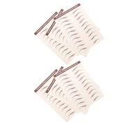 OUNONA 6 Sheets Self-adhesive Eyebrow Stickers Temporary Fake Brow Decals Peel Off Simulated Tattoo for Natural Hair-like Look Easy Application for Women and Beginners