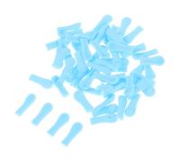 OUNONA 60pcs Silicone Ear Wax Removal Tips Replacement Soft Flexible Spoon Covers for Home Use Compatible with Ear Cleaning Tools Safe Skin-Friendly Material