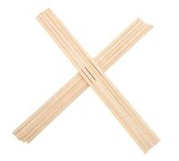 OUNONA 60pcs Unfinished Wooden Dowels Versatile Craft Sticks for DIY Projects Home Decor Model Making for Schools Studios and Creative Endeavors