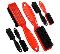 OUNONA 6Pcs Barber Cleaning Brushes Hair Clipper Brushes with Long Handle for Easy Control for Hair Salons Barbers and Home Use Portable and Versatile