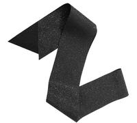 OUNONA 6pcs Black Glitter Party Etiquette Belts DIY Plain Sashes for Wedding Engagement Birthday Decorations Comfortable Reusable Bridal Belts