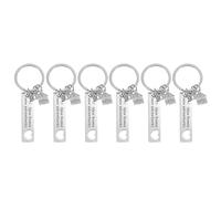OUNONA 6pcs House Key Chain: Welcome Home Keychain - Housewarming Party Favors - 2026 New Home Keyring Decoration for Bags Backpack Purse Tote Car Keys