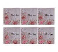 OUNONA 6pcs Medium Paper Bags with Handles 20x8x20cm Reusable Wrapping Bags for Presents Thank You for Mother’s Day Packaging