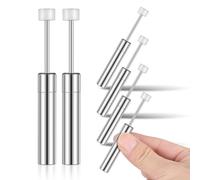 OUNONA 6pcs Soft Close Damper Lid Support Hinge 55-59n Nickel-Plated Iron Hydraulic Damping Lasting Performance Anti-Aging for Kitchen Trash Can Lids