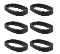 OUNONA 6pcs Speaker Spacer Ring Adapters - 6x9inch Plastic Beveled Mounting Speakers Spacer Bracket Audio Mat for Car Audio Systems, Door Stereo Upgrade - Enhanced Sound