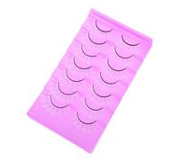 OUNONA 7 Pairs False Eyelash for Women White Natural Look Classic Color Artificial Fiber Attractive Eyelashes Curved to Match Eyelids for Dating and Cosplay Party