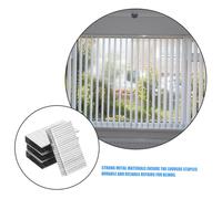 OUNONA 80pcs Shutter Replacement Louvers Staples for Interior Window Blinds Metal Curtain Repair Nails for Fixing Broken Hooks and Loose Brackets Easy Installation Plantation Shutter