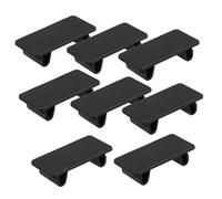 OUNONA 8pcs Abs Rocker Switch Panel Hole Fillers Snap-in Mounting Bracket Covers for Standard Toggle Switches Dashboard Slot Protection Accessories