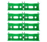 OUNONA 8Pcs D Size Battery Holder Case for Teaching Physics Circuit Experiments, Plastic Laboratory Battery Box for Science Projects and Classroom Use