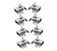 OUNONA 8pcs Dual Wheel Spring Cabinet Door Latches for Rv Low-Profile Double Ball Tension Catch Cupboard Closures Roller Catches for Smooth Secure Cabinet and Closet Operation
