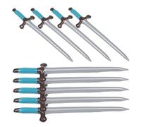 OUNONA 9pcs Inflatable Pirate Swords for Soft Edges Lightweight Role Play for Birthday Parties Halloween Cosplay Outdoor Adventures and Group Games