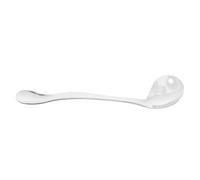 OUNONA Adaptive Curved Handle Spoon for Disabled Adults and Seniors Ergonomic Deep Spoon Head for Hand Tremor Right Handed Adaptive Utensil for Independent Eating and Reduced Wrist Strain