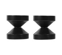 OUNONA Adjustable Bed Headboard Stabilizer Black Anti-shake Support Tool with Iron and Eva Material for Sofa and Wardrobe in Office or Restaurant to Reduce Noise and Stop Sliding