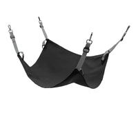 OUNONA Adjustable Cat Hammock Bed for Cage and Outdoor Use Breathable Washable Polyester Fabric Hanging Cat Sleeping Hammock and Small Animals