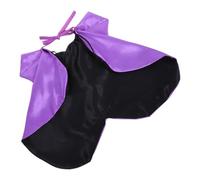 OUNONA Adjustable Pet Vampire Cape with Bat Wings and Devil Horns for Small Dogs and Cats Lightweight Halloween Costume Cloak with Reinforced Edges and Secure Headband Festive Dress-up