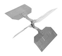 OUNONA Agriculture Fan Blades Replacement for Home Use, Iron Material with Silver Finish, Designed to Rapidly Disperse Crops and Save Time and Labour, Suitable for Agricultural Machinery