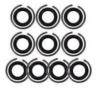 OUNONA Air Impact Wrench Retainer Ring Designed to Replace Worn Rings 10 Sets with Reliable Iron and Rubber Material Random Color for Impact Wrench Sleeve for Electric
