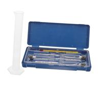 OUNONA Alcohol Hydrometer Home Test Fermentation Kit for Home Brewing with Glass Measuring Cylinder and Plastic Test Jar Professional Design for Whiskey Liquor Alcohol Content Measurement