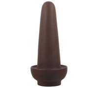 OUNONA Angelfish Fish Breeding Cone with Red Stoneware Material Brown Shelter for Aquarium or Fish Tank Decorative Spawning Barrel