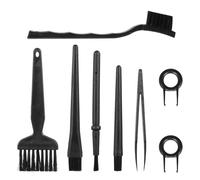 OUNONA Anti-static Keyboard Cleaning Brush with Tweezers for Laptop Motherboard Dust Removal Compact Portable Electronic Component Duster Kit