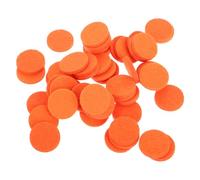 OUNONA Aroma Diffuser Pads with Easy Installation 50pcs Cotton for Car round Car Essential Oil Replacements and Odour Neutralising Features, Suitable for Aromatherapy Necklace Lockets