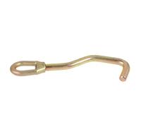 OUNONA Auto Body Repair Hooks 5 Pcs Steel Snake Shape Round Head Hook Versatile Prevent Slippage Golden Sheet Metal Fabrication Tool for Automotive Repair