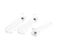 OUNONA Automatic Cigarette Showcase Display Stand Pusher Retail Store Organizer with Labels Lightweight Transparent Design for Easy Visibility and Convenience
