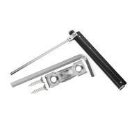 OUNONA Automatic Door Closer Spring Loaded Hinges Door Spring Stainless Steel Stylish Design Silent Self Closing Easy Installation for Gates
