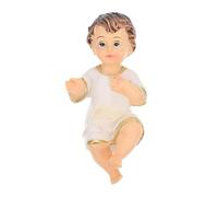 OUNONA Baby Jesus Figure: Little Baby Jesus Resin Figurine for Home Chapel Display Religious Collectible Statue for Christmas and Everyday Faithful Decor