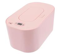 OUNONA Baby Wipe Warmer and Wet Tissue Heating Case for Babies, USB Powered Pink Portable Warmer with Adjustable Temperature, Suitable for Travel and Home Use