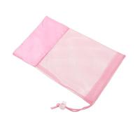 OUNONA Ballet Dance Shoes Storage Bag with Satin Breathable Design Pink Lightweight Mesh Fabric Preventing Shoes from Getting Stuffy for Women and Girls for Jazz at Home or Travel