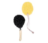 OUNONA Bath Ball Exfoliating Sponge Body Wash Sponge 2pcs Honeycomb Design Shower Loofah Balls Bathing Tools for Boys and Girls and Adults Mesh Pouf Scrubber Foam Cleaning