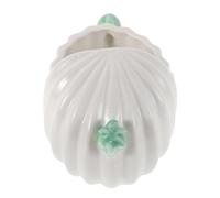 OUNONA Bath Container Bathroom Supply Cactus-shaped Hamster Ceramic Practical and Easy to Clean for Small Pets and Chinchillas for Home Decor and Small Animal Habitat Accessories
