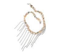 OUNONA Beach Tassel Necklace for Women Clavicle Shell Beaded Choker with Handmade Tassel Charm Coastal Summer Jewelry Inspired by Ocean Vibes for Hawaiian and Boho Outfits