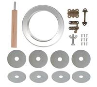 OUNONA Bird Breeding Box Accessory Kit Anti-bite Ring Iron Hinge for Parrots and Birds Breeding Boxes Replaceable Sturdy