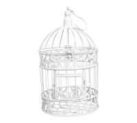 OUNONA Birdcage Decoration Bird Cage Decoration Large Bird Cage Metal Birdcage Wedding Card Holder Retro Home Decor Wedding Party Decor Old Fashioned White Big Bird Cage Wrought Iron