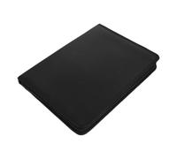 OUNONA Black Accordion File Organizer: Fireproof & Waterproof Document Folder - Expanding File Bag Large Capacity for Certificate Receipt Bill