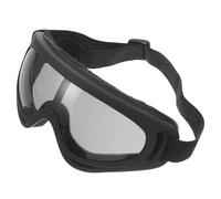 OUNONA Black Tpu Windproof Motorcycle Goggles for Men and Women Riding | Adjustable Strap, Fits Most Faces, Eye Safety for Helmets, Simple Fashion Style in Bad Weather