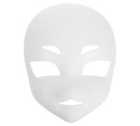 OUNONA Blank Fursuit Base Fox Cosplay Mask Halloween Unpainted Fox Animal Base Face Cover Mask for Halloween Costume Masquerade Party Accessories