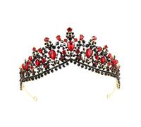 OUNONA Bride Rhinestone Tiara Crown Baroque Style Decorative Headwear for Weddings Engagements Theme Parties Elegant Hair Accessory for Women Unique Beauty Statement