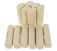 OUNONA Bulk Bamboo Pulp Toilet Roll Paper 16 Pack Unbleached Khaki Color for Office and Household
