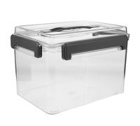 OUNONA Camera Gear Storage Box with Lid and Handle for Lens | Acrylic 26.00x19.00x17.50cm, Lightweight Build with High Density Cushioning, Outdoor Photo Equipment Storage