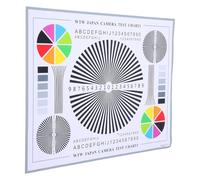 OUNONA Camera Lens Test Chart for Simple Lens Adjustment and Versatile Application Made of Paper Colour Calibration Card Tool and Camera Testing