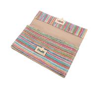 OUNONA Casual Woven Clutch Bag for Women Stylish Envelope Money Wallet for Shopping Nights Out Travel Daily Use Space for Cards Phone Essentials Versatile Occasions