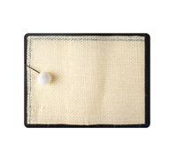 OUNONA Cat Scratch Board Sisal Khaki Pad for Chair and Floor, Strong Stability Furniture Protector for Cat Claw Grinding