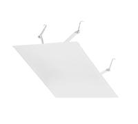OUNONA Central Air Conditioner Deflector 35x35cm White Square Vent Cover Anti-direct Blowing Baffle for Home Ceiling Air Conditioning Outlet Windshield for Improved Airflow Direction