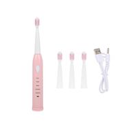 OUNONA Childrens Electric Toothbrush 6-12 Years, Rechargeable USB Tooth Cleaning Brush Soft Bristles, Plastic Body for Gentle and Effective Cleaning